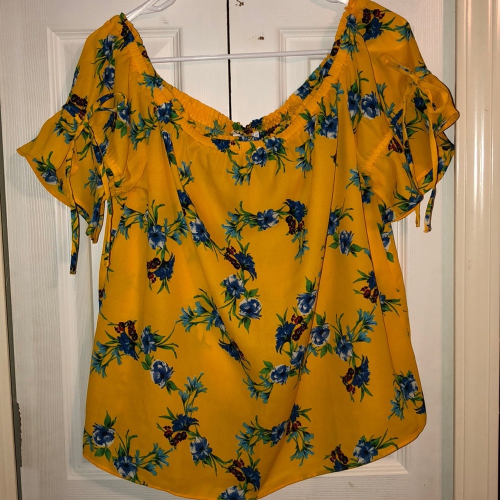 Off the shoulder blouse